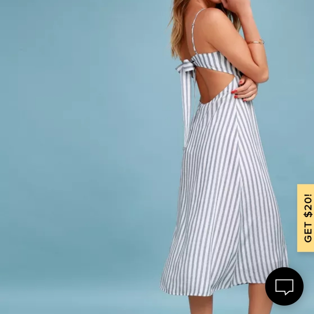 Lulu's sun and sea midi dress